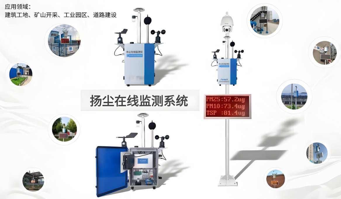 揚(yáng)塵監(jiān)測(cè)系統(tǒng)一般要用到哪些設(shè)備？